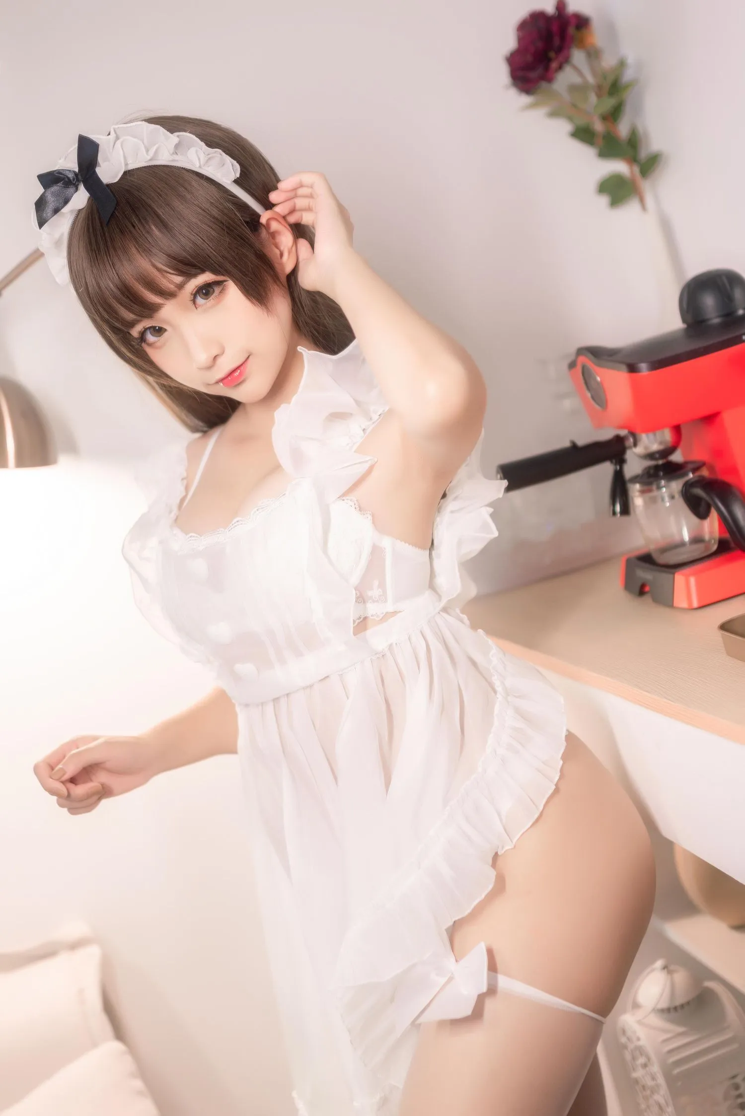 蠢沫沫 NO.172 沫沫真爱版 内衣围裙 [40P]插图8