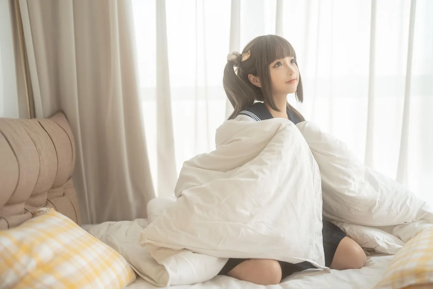 蠢沫沫 NO.181 被窝JK [15P]插图5