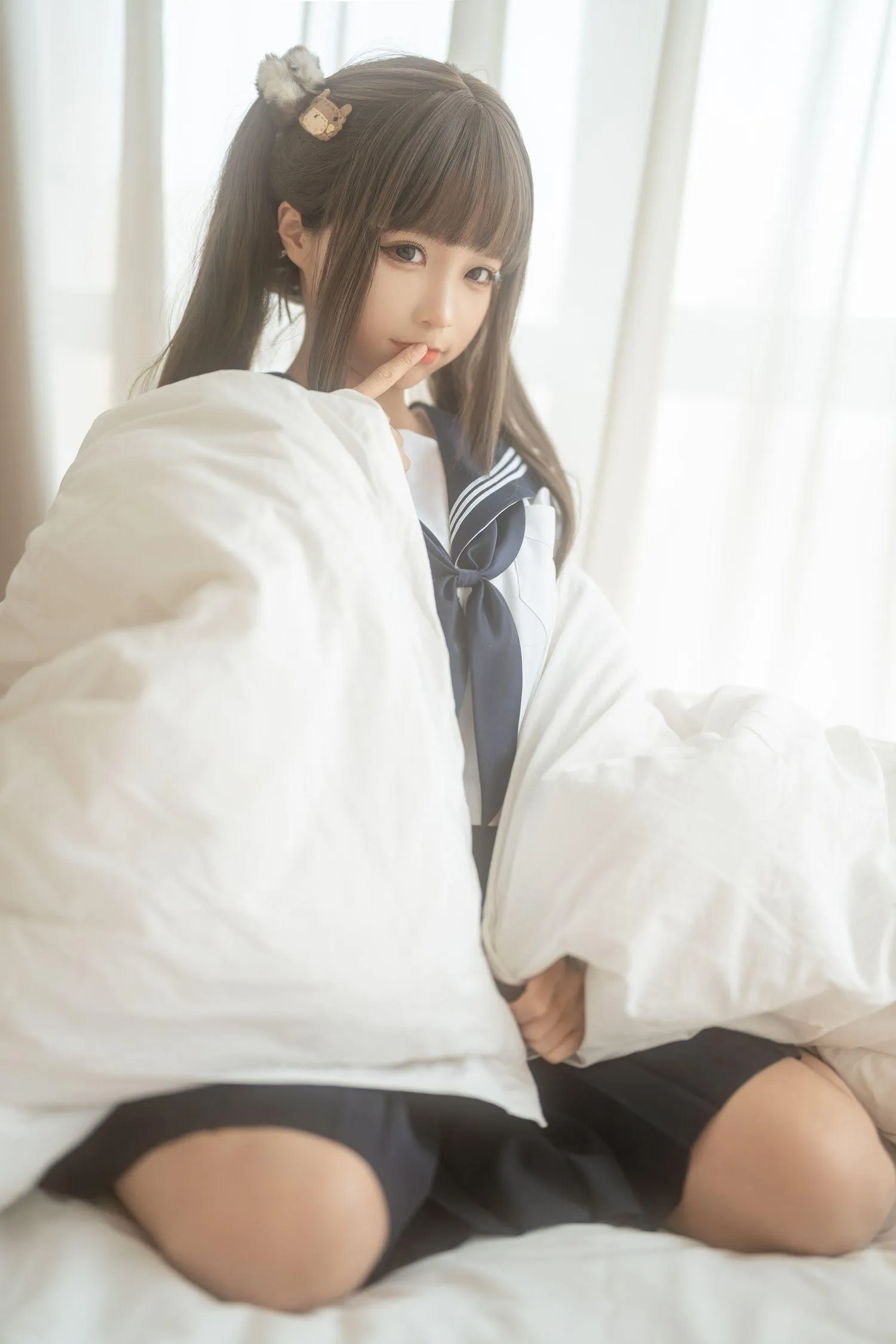蠢沫沫 NO.181 被窝JK [15P]插图6