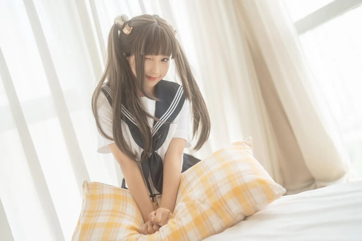 蠢沫沫 NO.181 被窝JK [15P]插图7