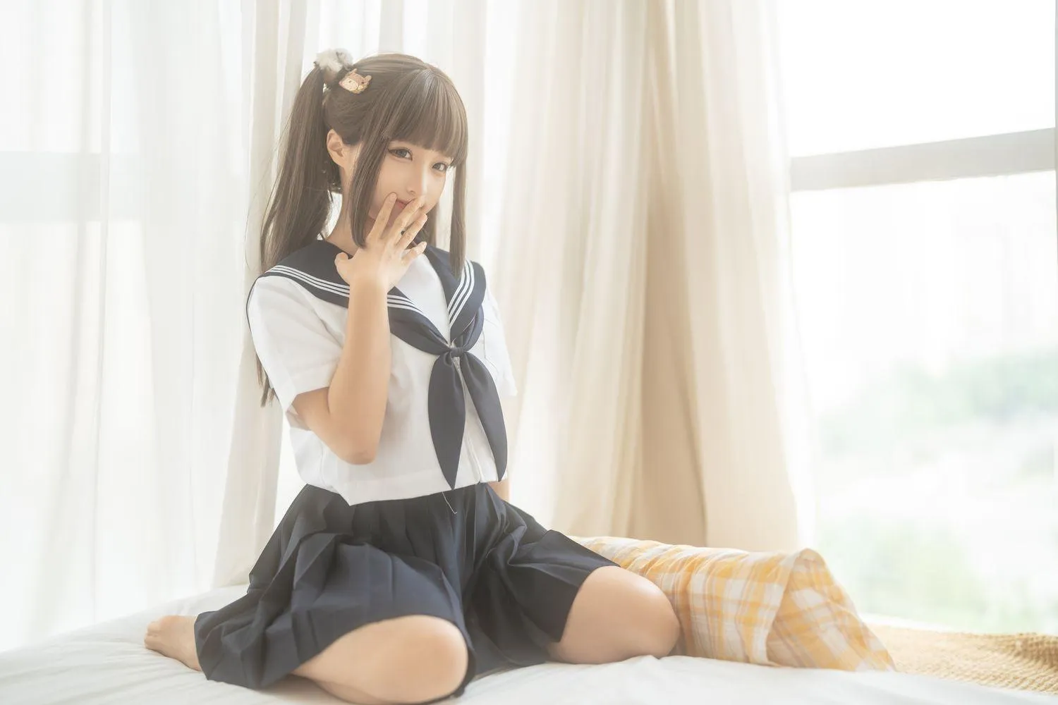 蠢沫沫 NO.181 被窝JK [15P]插图8