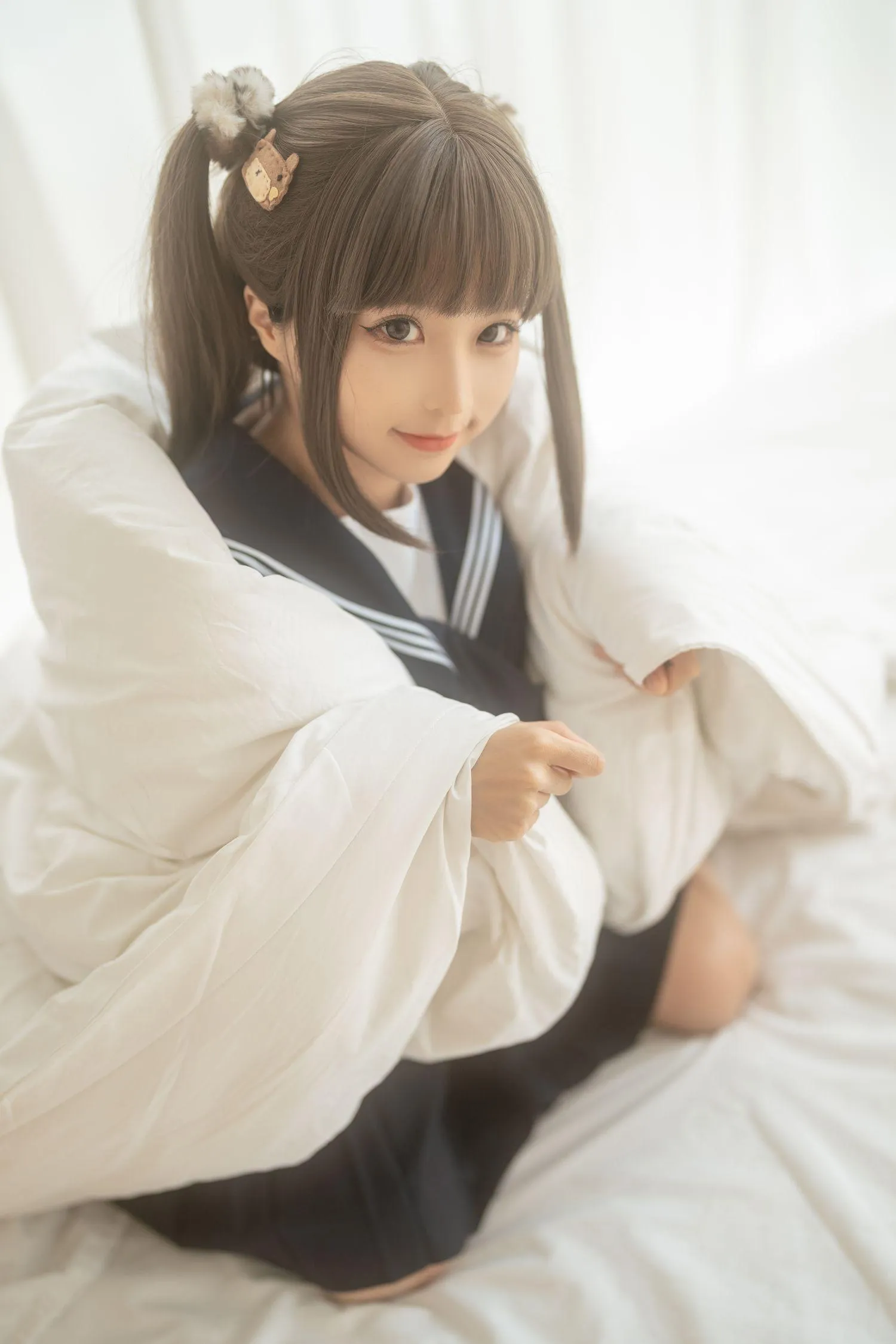 蠢沫沫 NO.181 被窝JK [15P]插图4
