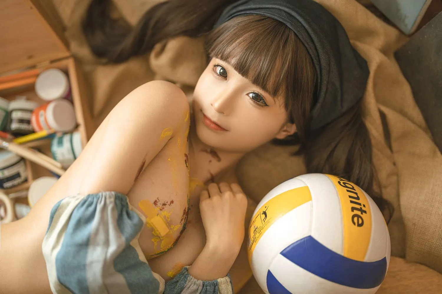 蠢沫沫 NO.183 小画家 [110P]插图5