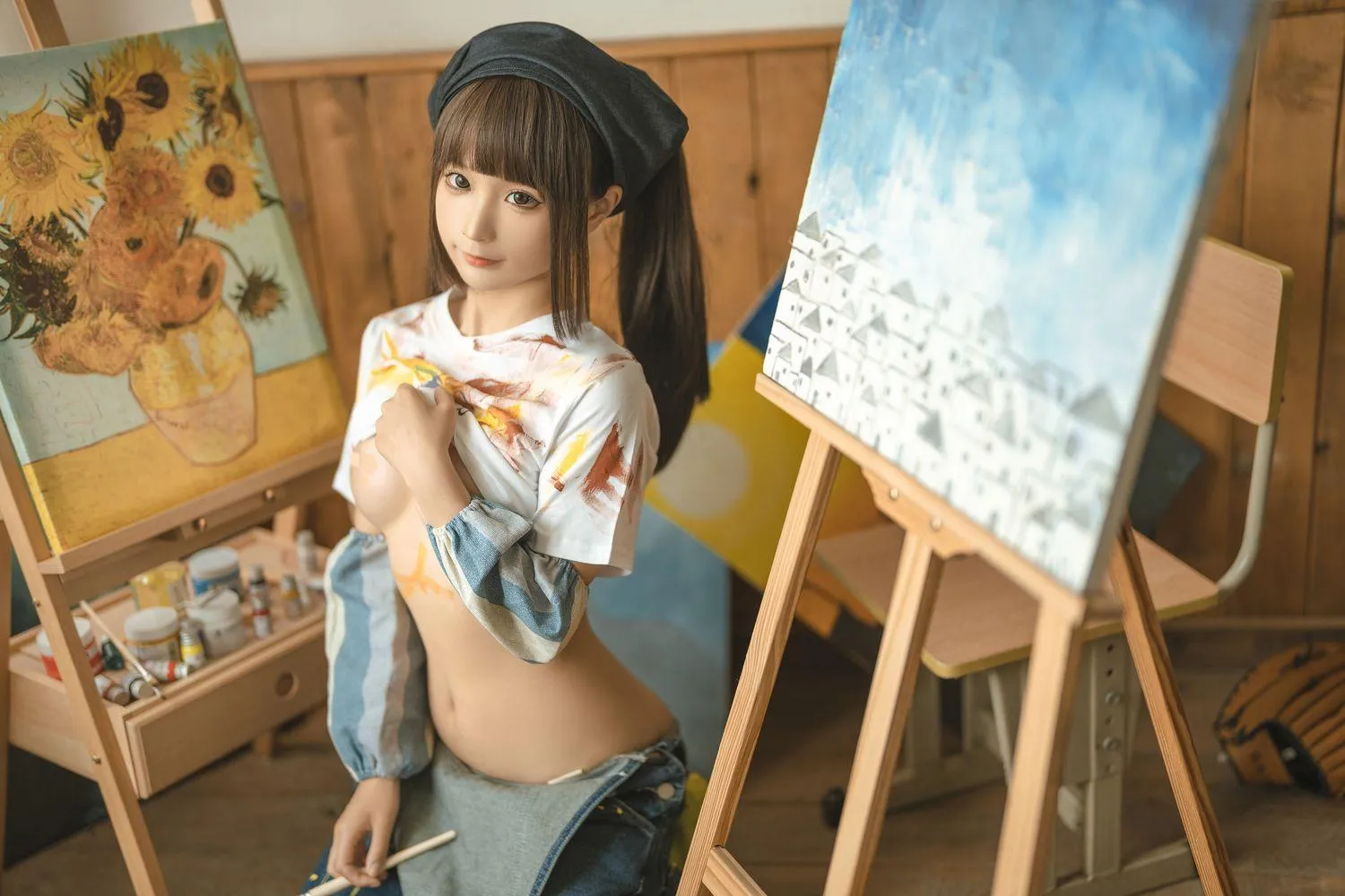 蠢沫沫 NO.183 小画家 [110P]插图1