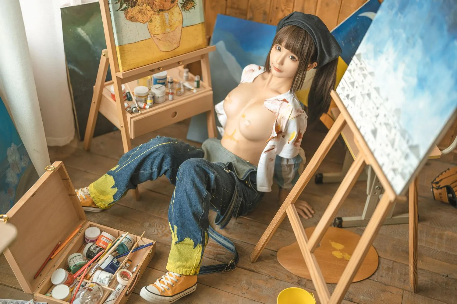 蠢沫沫 NO.183 小画家 [110P]插图6