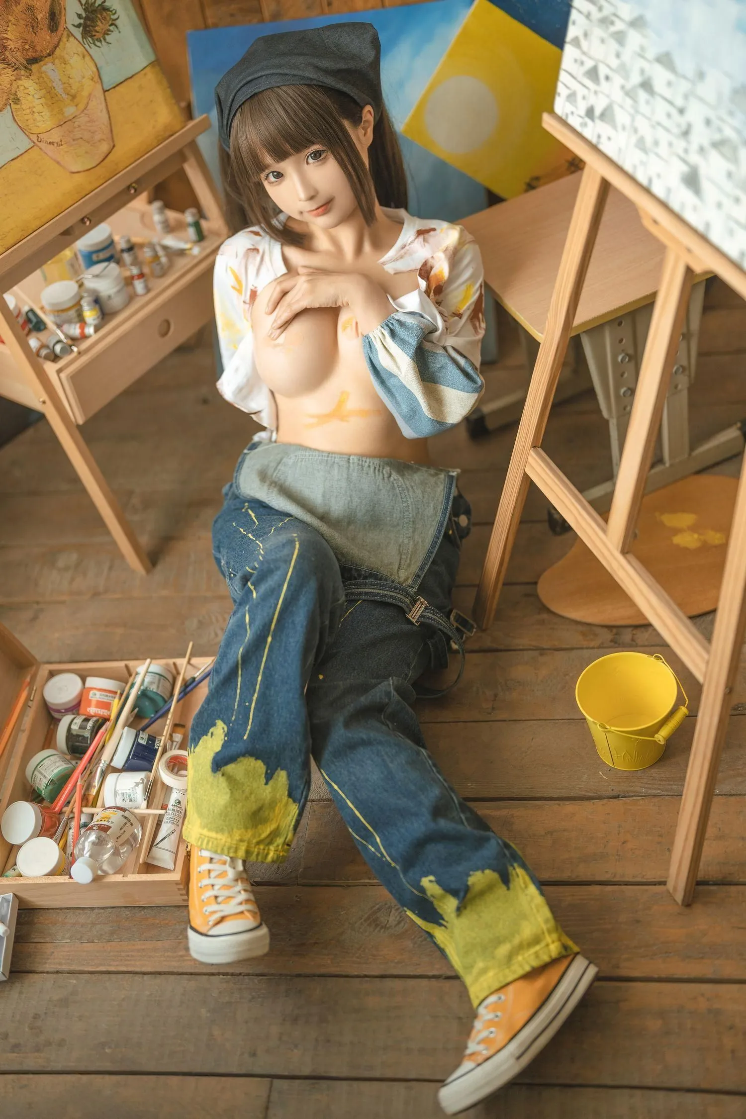蠢沫沫 NO.183 小画家 [110P]插图9