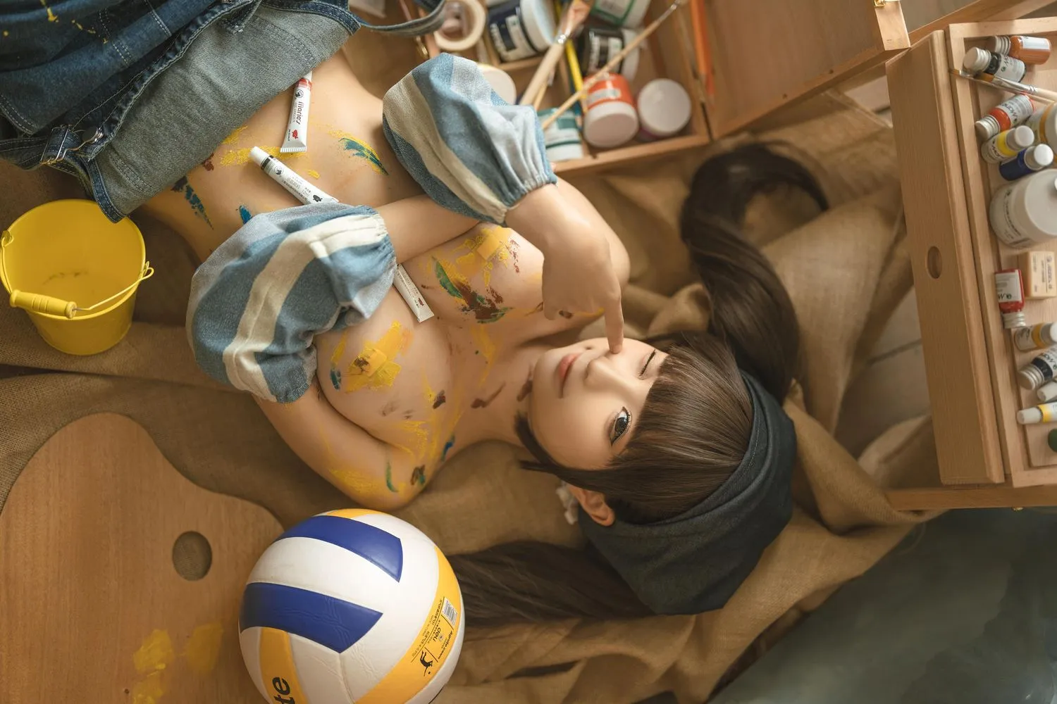 蠢沫沫 NO.183 小画家 [110P]插图8