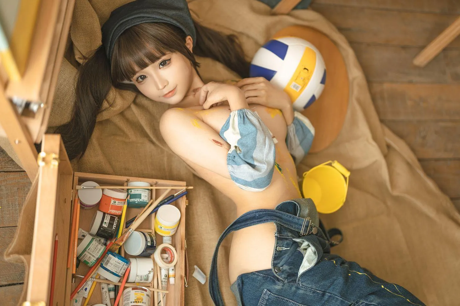 蠢沫沫 NO.183 小画家 [110P]插图3