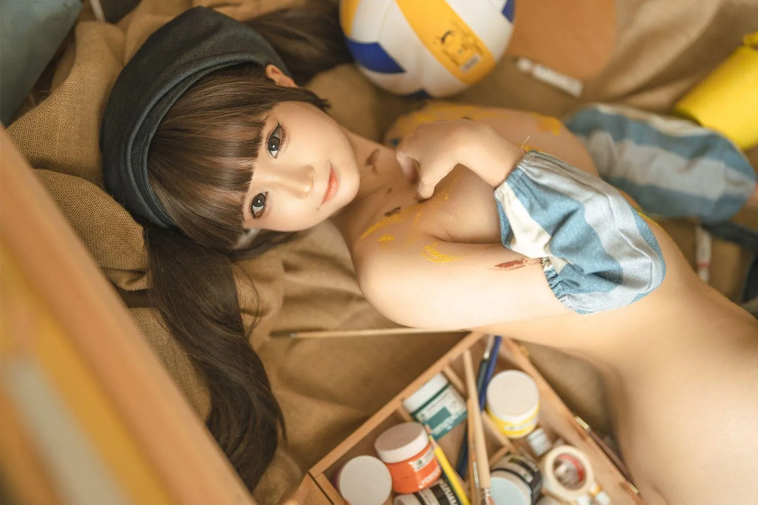 蠢沫沫 NO.183 小画家 [110P]插图7