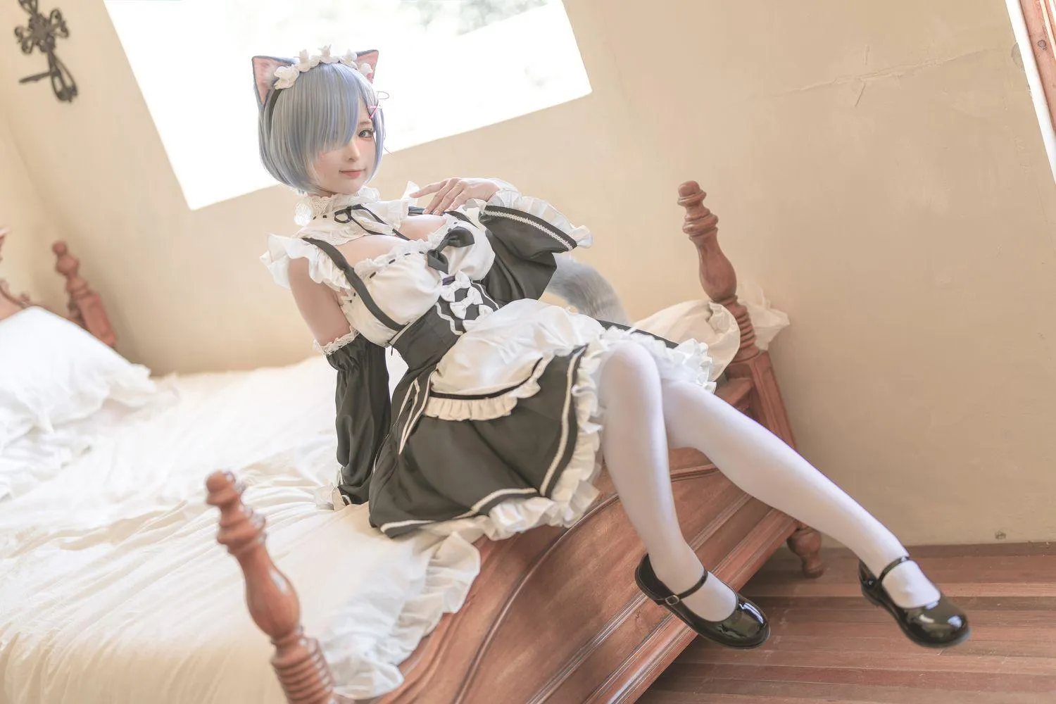 蠢沫沫 NO.190 猫耳雷姆 [33P]插图8