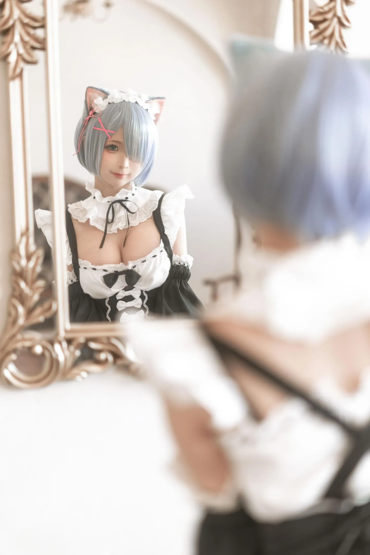 蠢沫沫 NO.190 猫耳雷姆 [33P]插图1