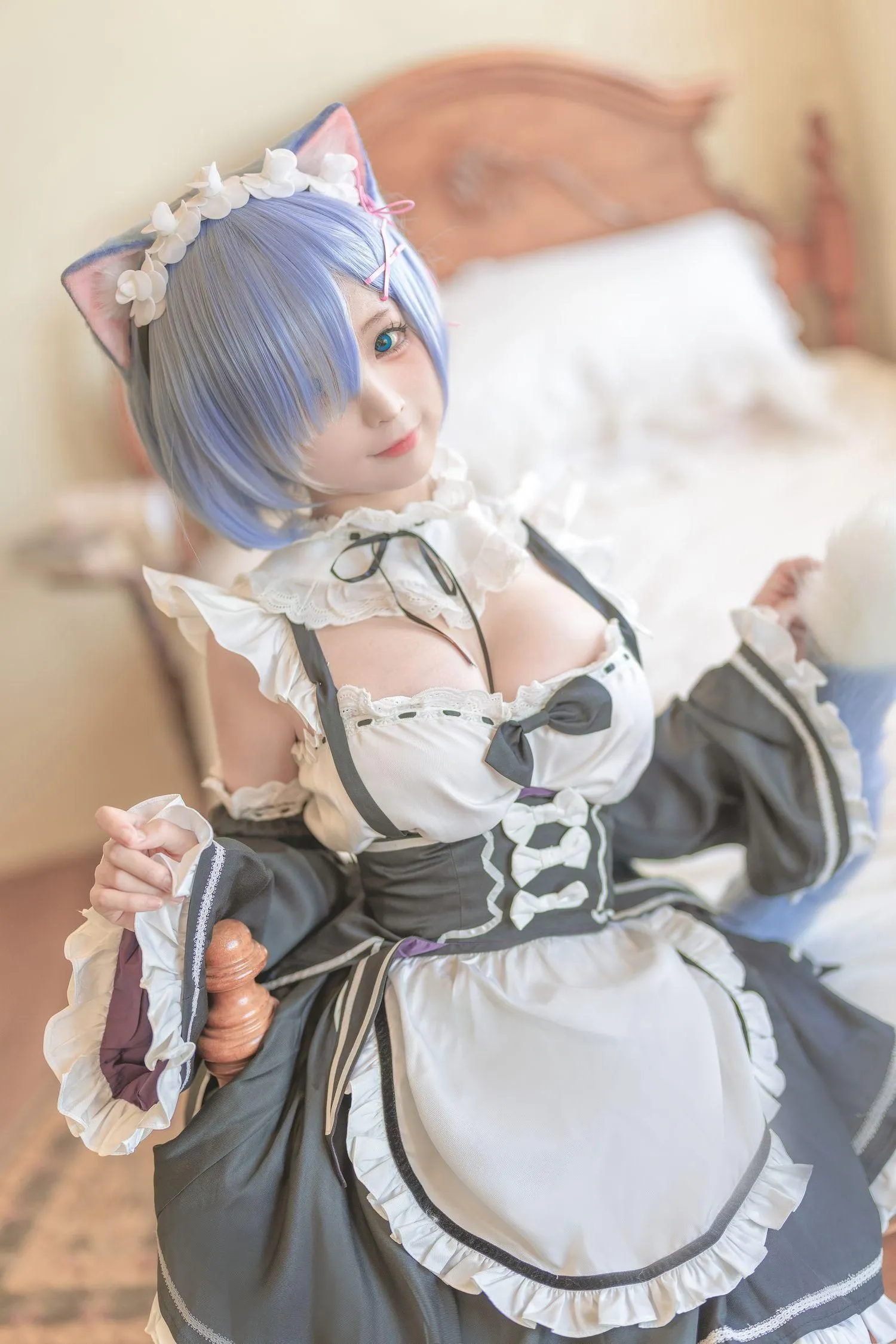 蠢沫沫 NO.190 猫耳雷姆 [33P]插图2