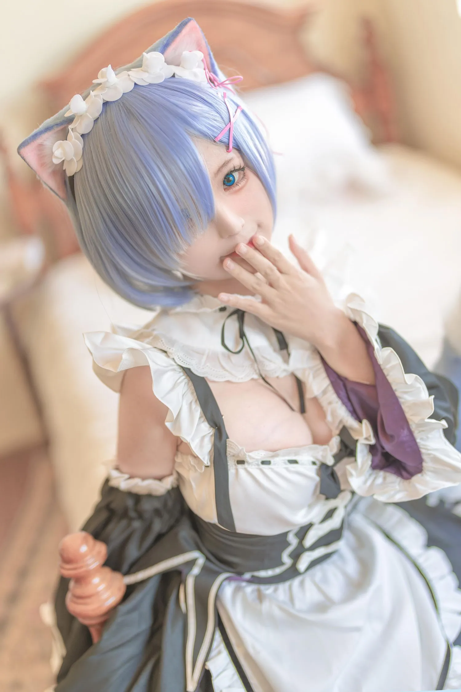 蠢沫沫 NO.190 猫耳雷姆 [33P]插图3