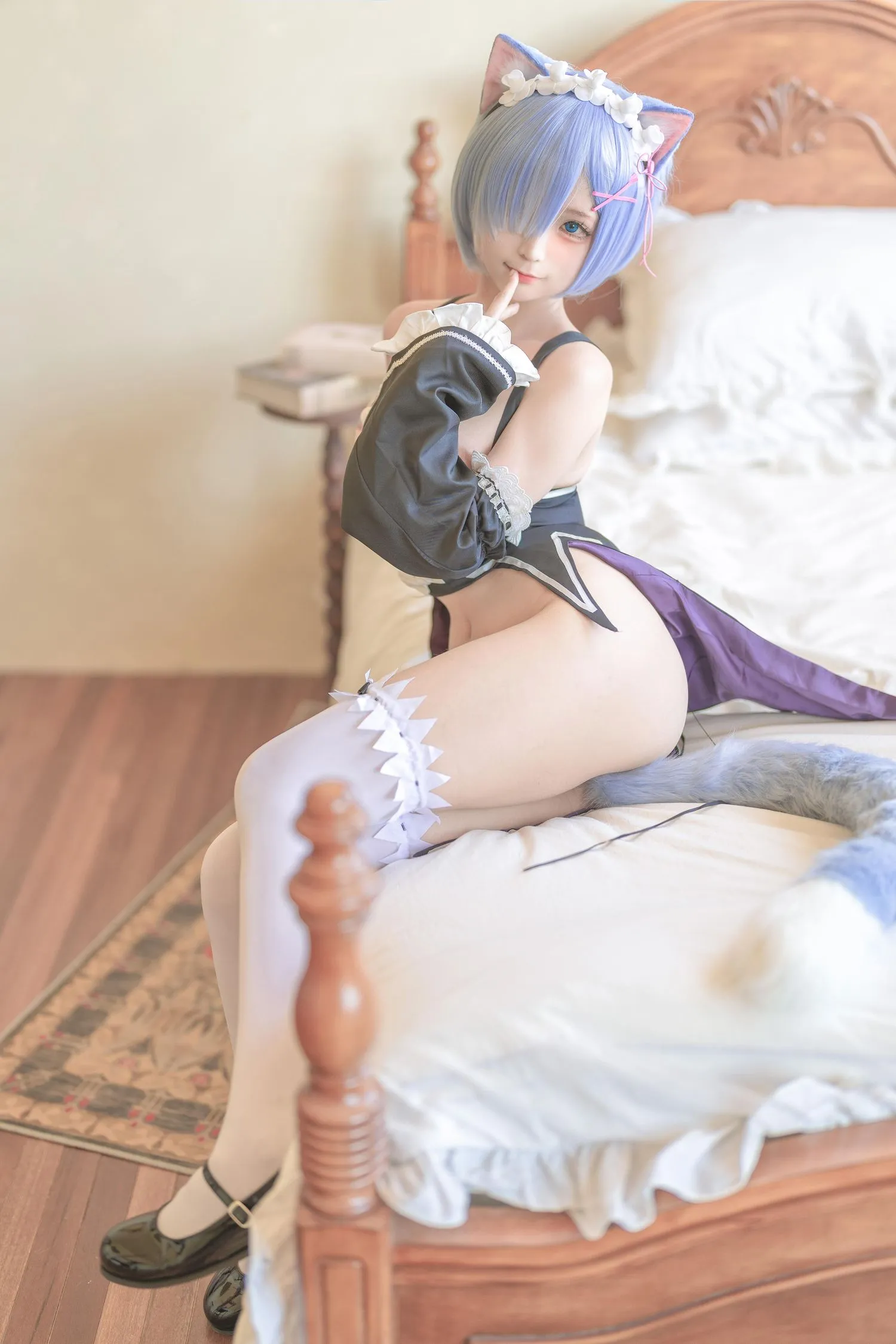 蠢沫沫 NO.190 猫耳雷姆 [33P]插图9