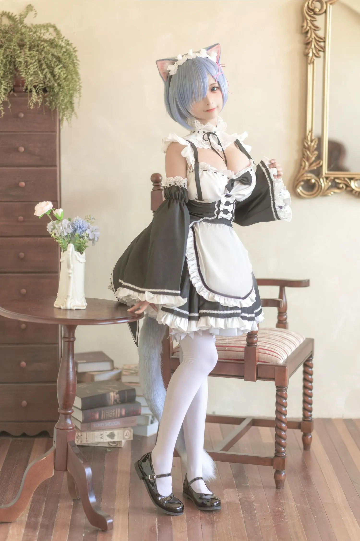 蠢沫沫 NO.190 猫耳雷姆 [33P]插图7