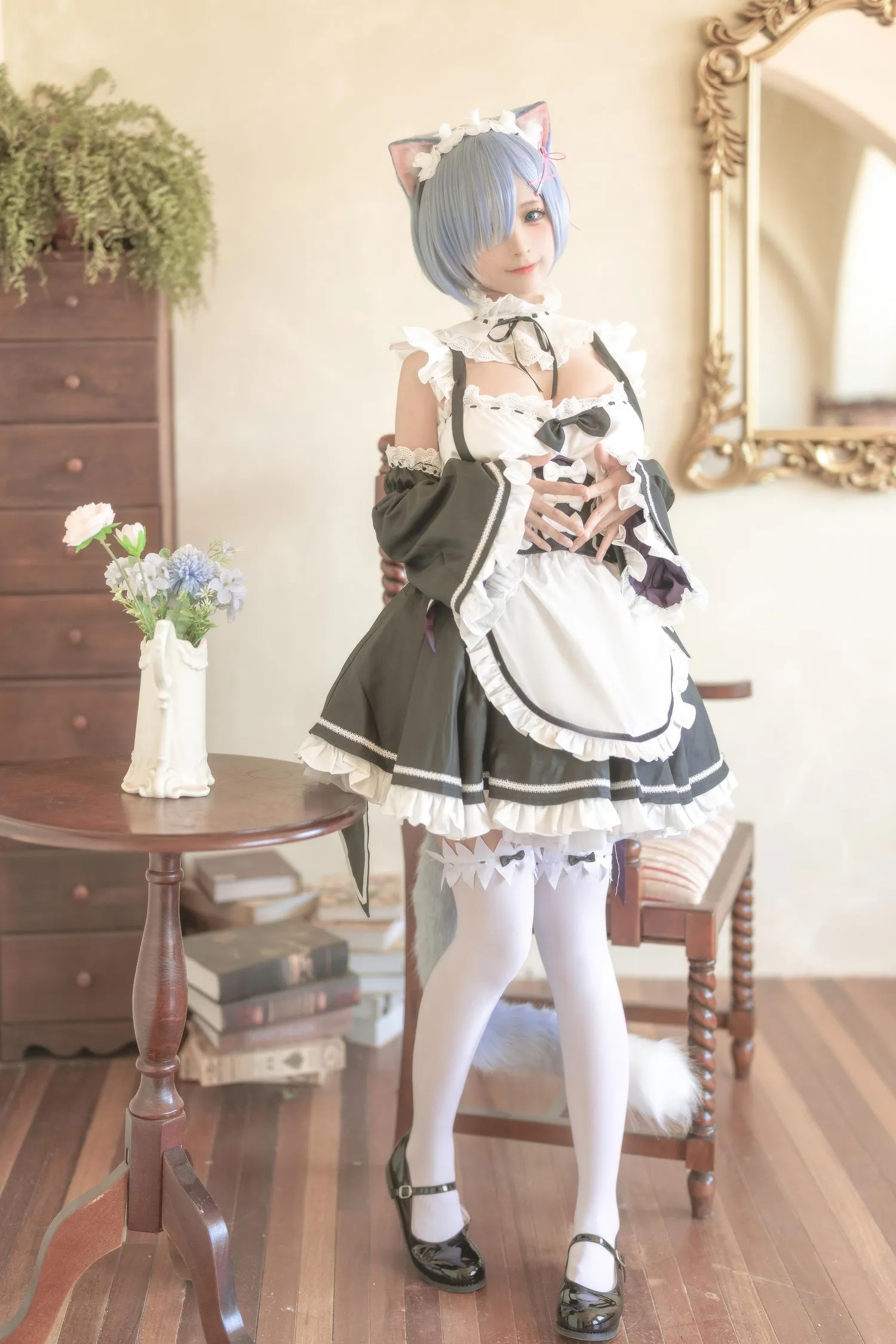 蠢沫沫 NO.190 猫耳雷姆 [33P]插图9