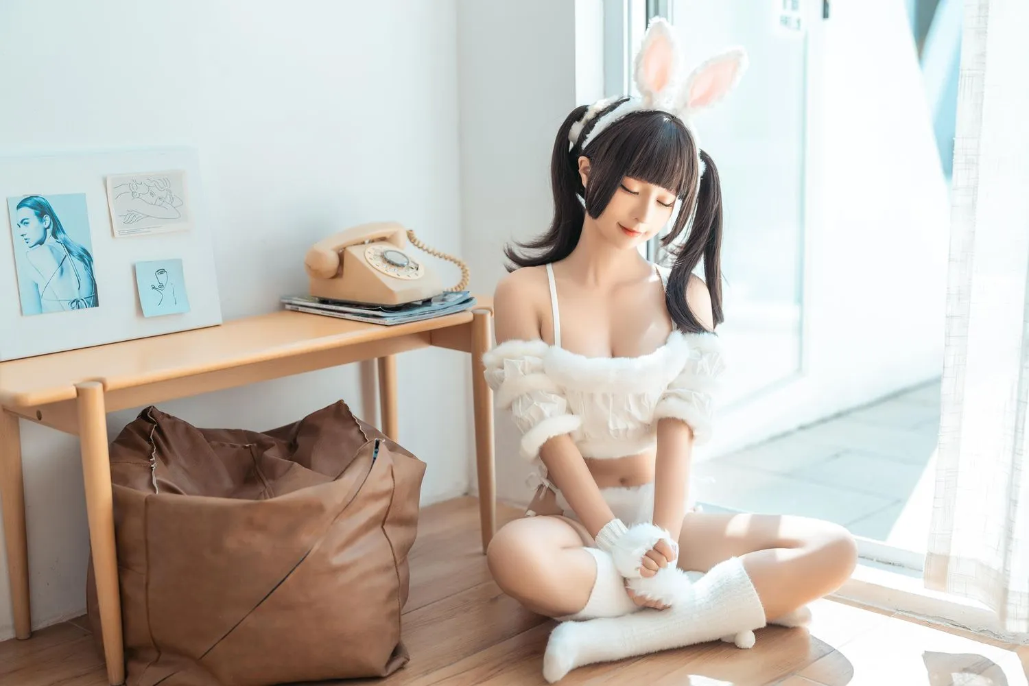 蠢沫沫 NO.203 绵绵兔 [56P]插图7