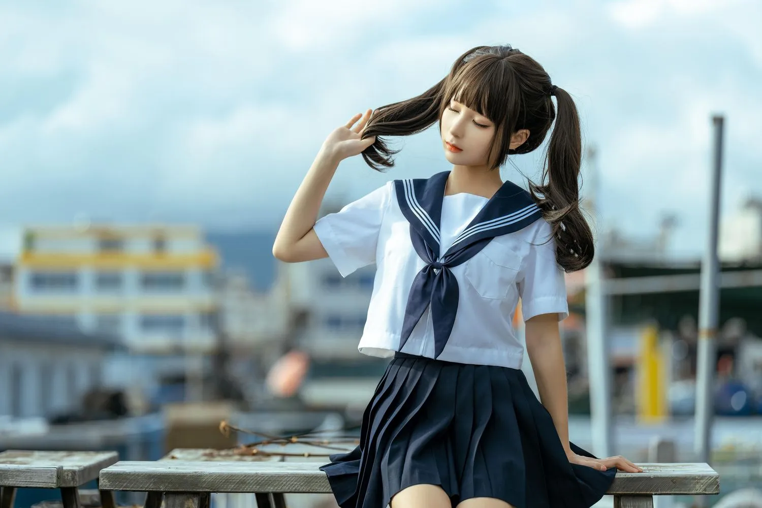 蠢沫沫 NO.212 海风 [19P]插图2