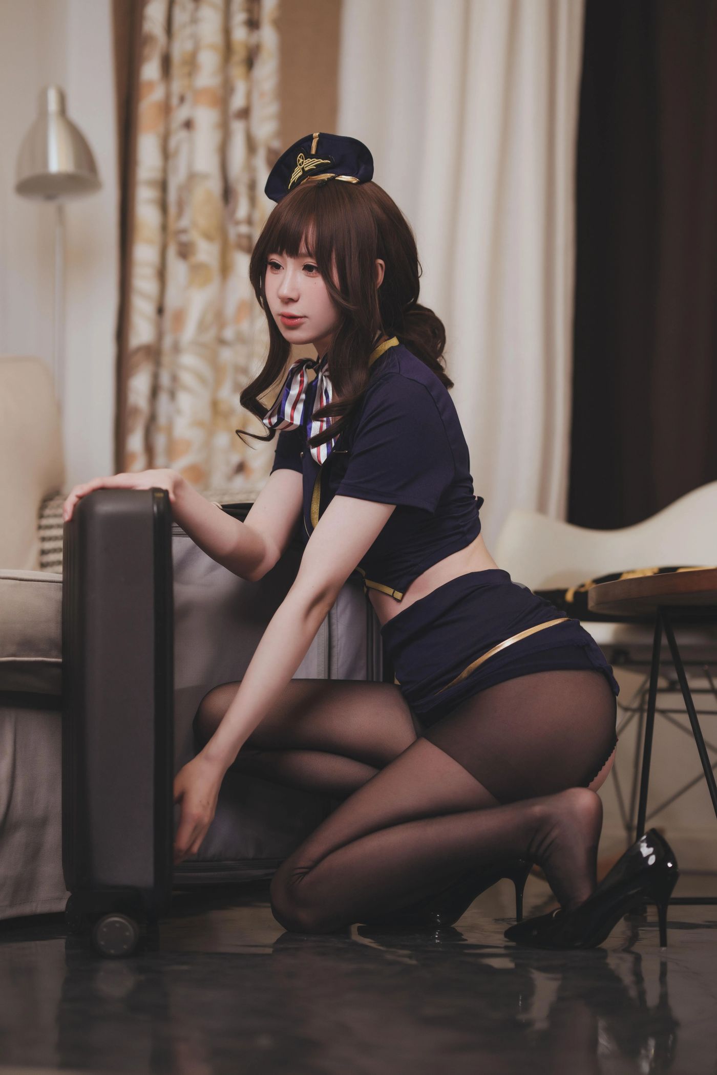 西园寺南歌 – NO.17 空姐-图包 [52P]插图9