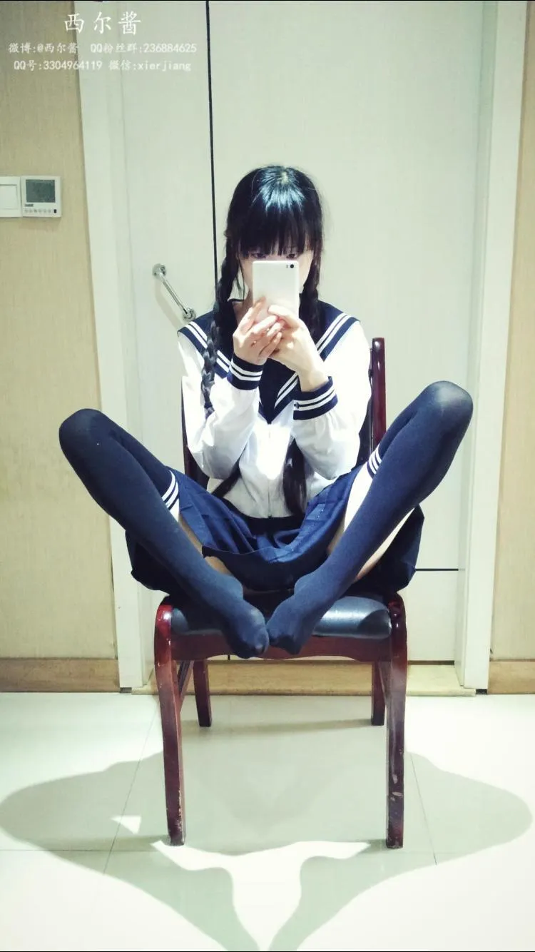 西尔酱 – NO.07 黑丝校服 [45P]插图5