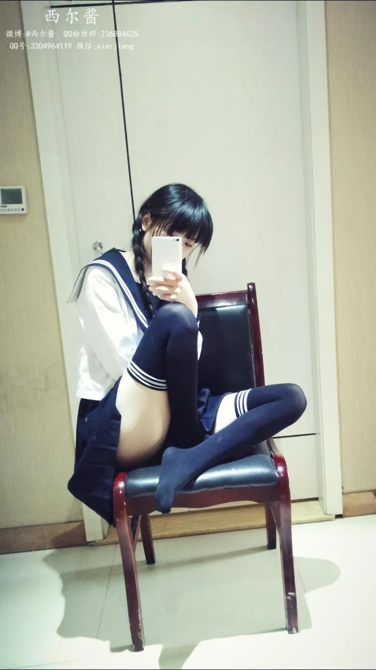 西尔酱 – NO.07 黑丝校服 [45P]插图6