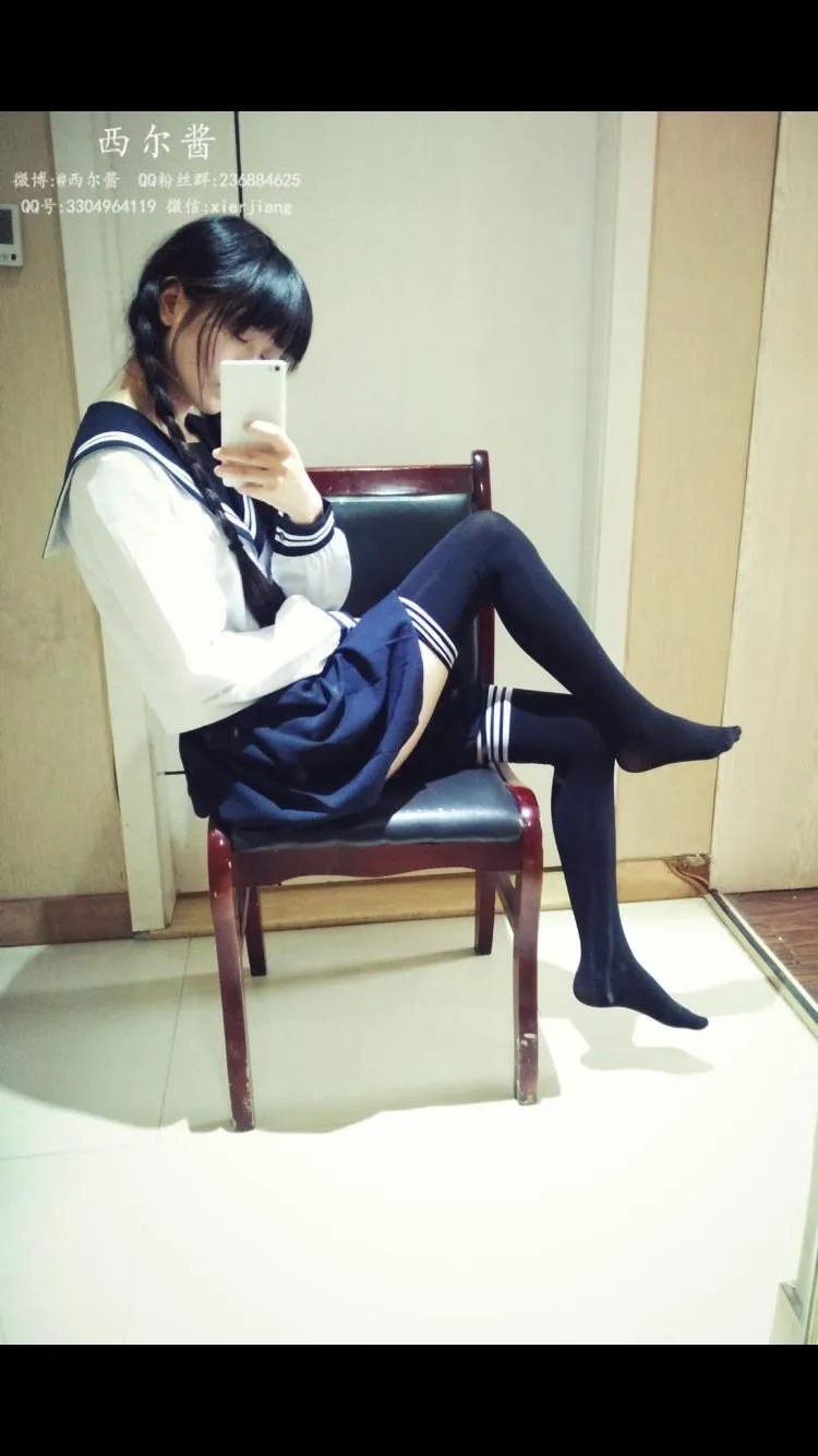 西尔酱 – NO.07 黑丝校服 [45P]插图7