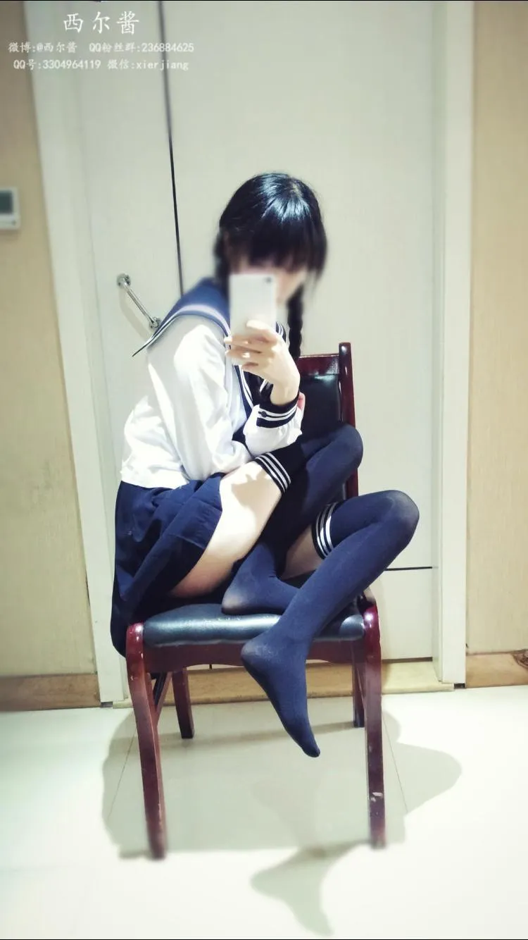 西尔酱 – NO.07 黑丝校服 [45P]插图
