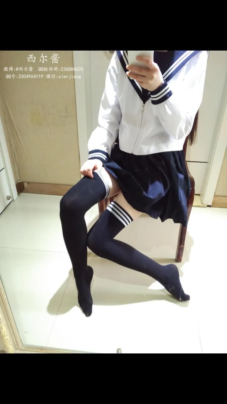 西尔酱 – NO.07 黑丝校服 [45P]插图2