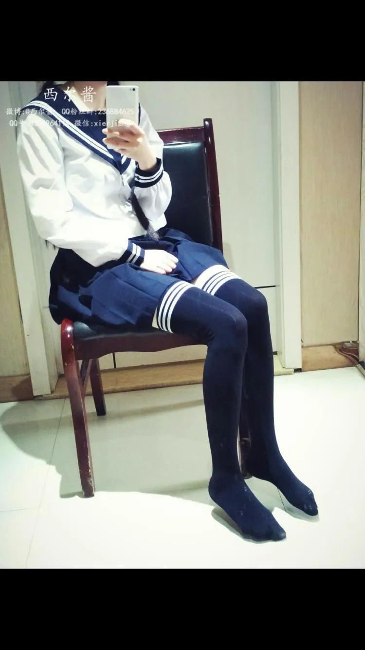 西尔酱 – NO.07 黑丝校服 [45P]插图