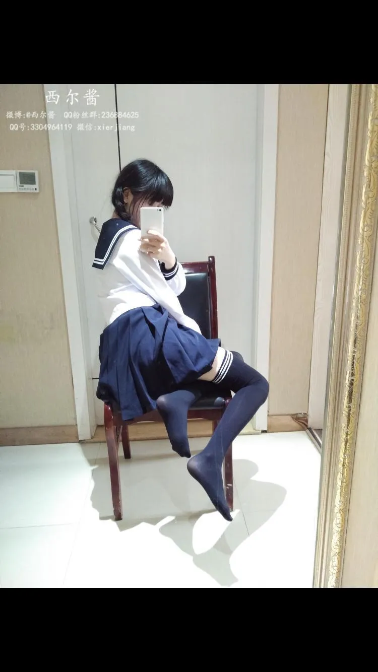 西尔酱 – NO.07 黑丝校服 [45P]插图5