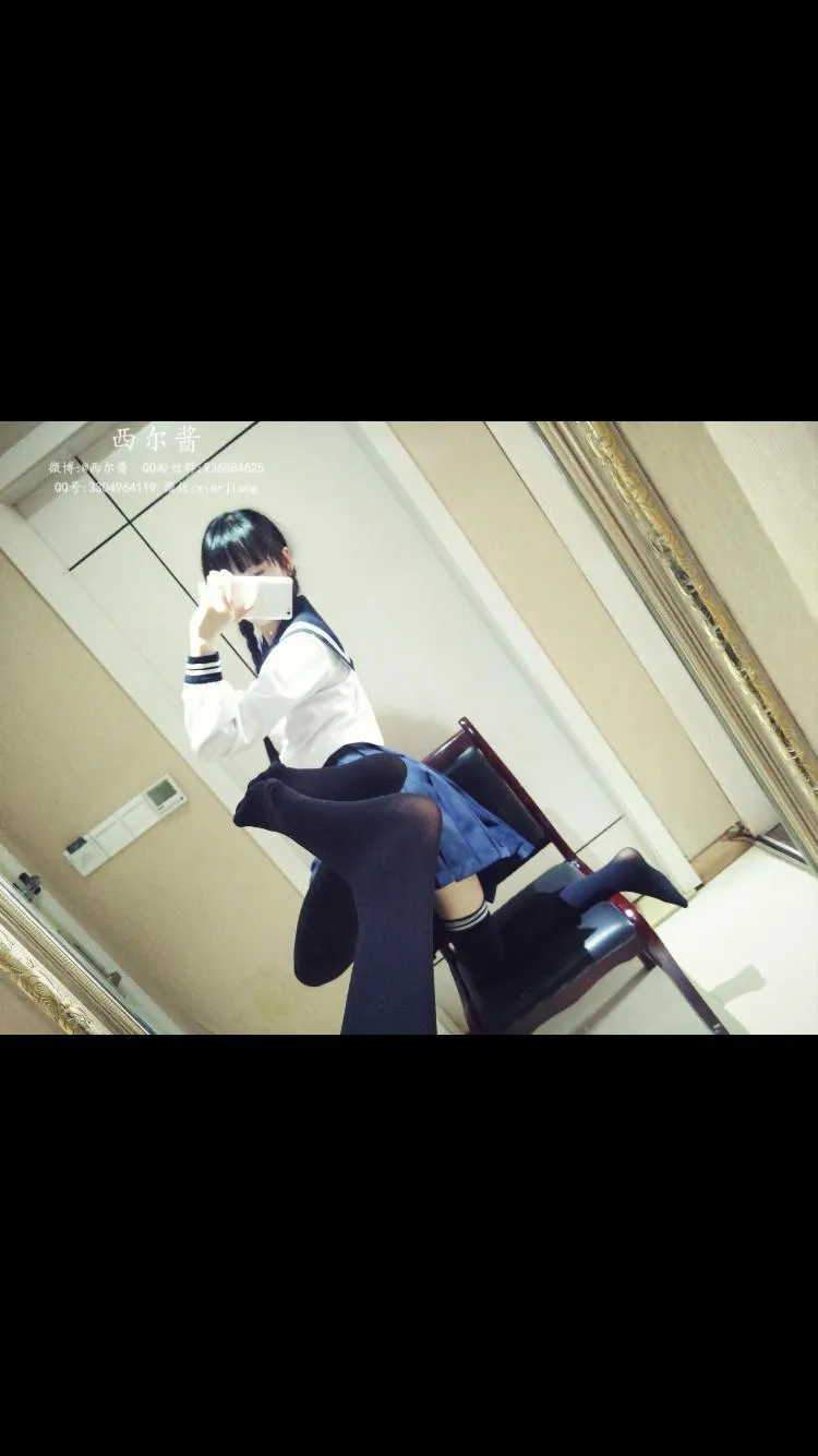 西尔酱 – NO.07 黑丝校服 [45P]插图7