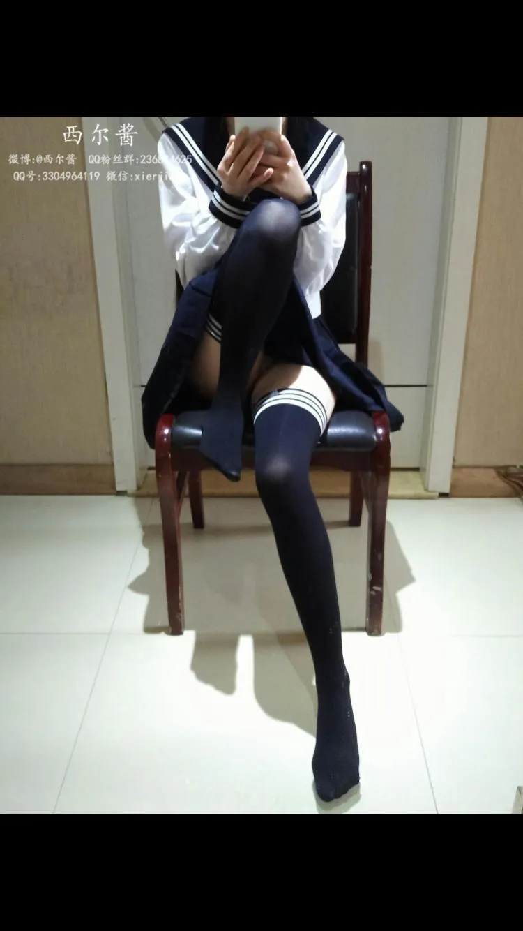 西尔酱 – NO.07 黑丝校服 [45P]插图1