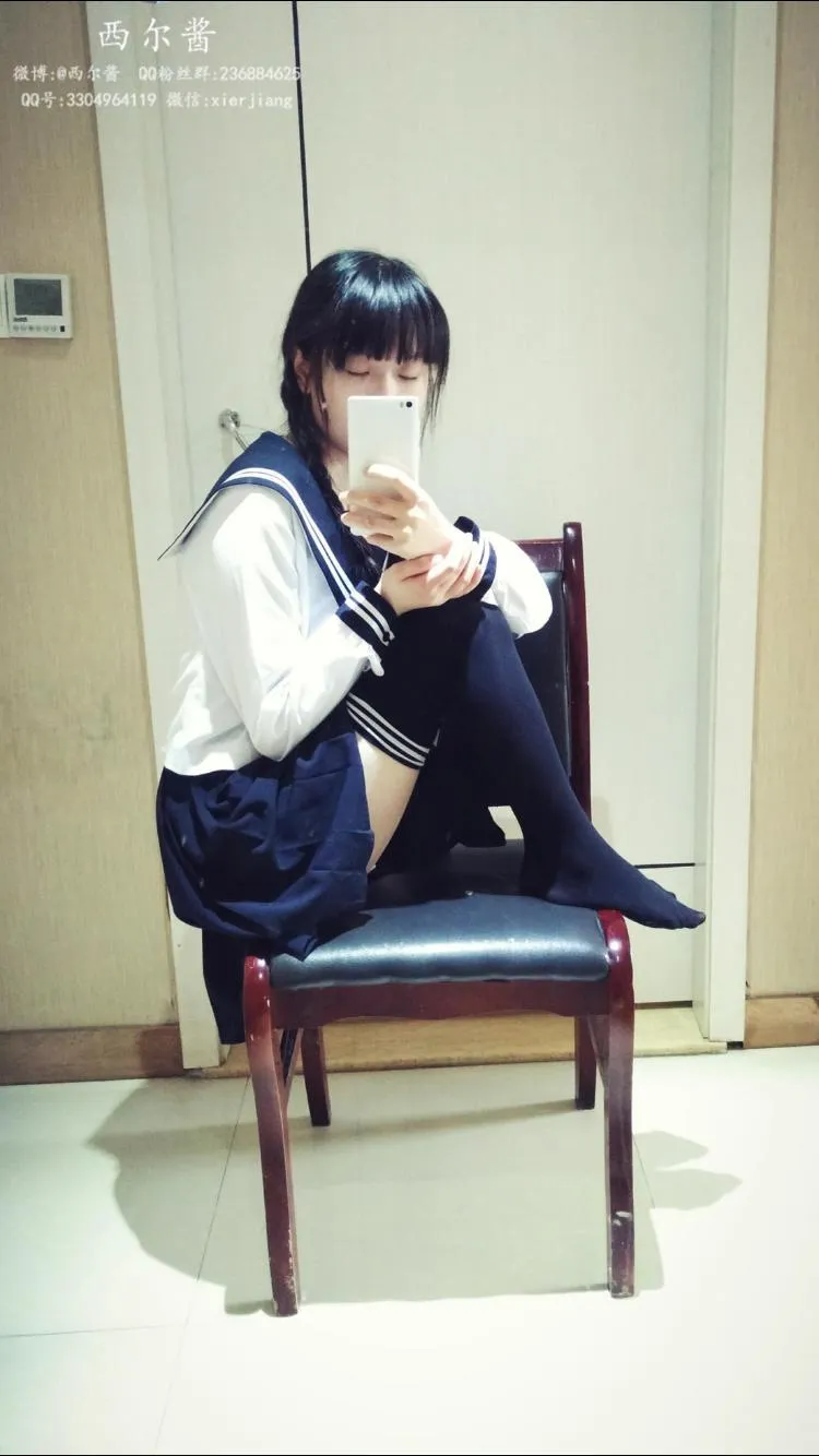 西尔酱 – NO.07 黑丝校服 [45P]插图2