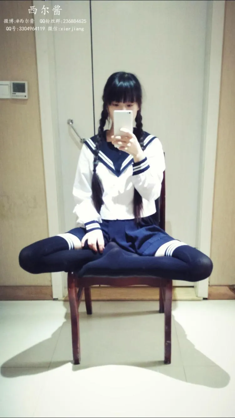 西尔酱 – NO.07 黑丝校服 [45P]插图3