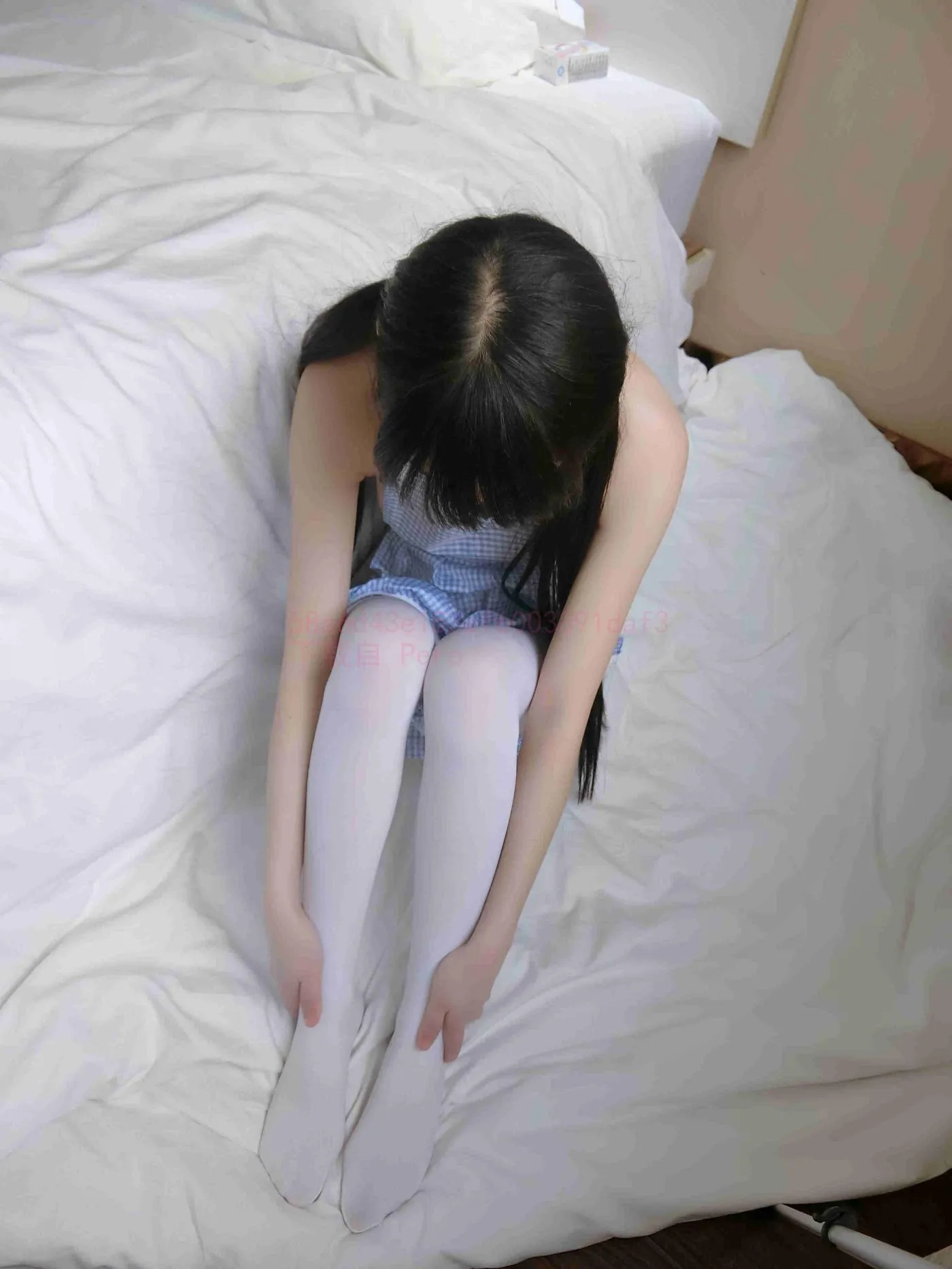 西尔酱 – NO.10 蓝白围裙 [45P]插图5