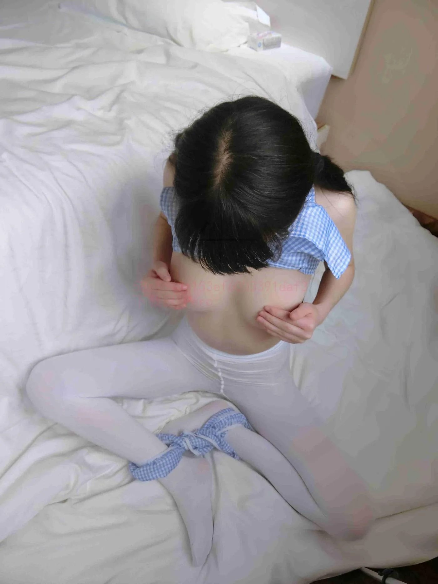 西尔酱 – NO.10 蓝白围裙 [45P]插图9