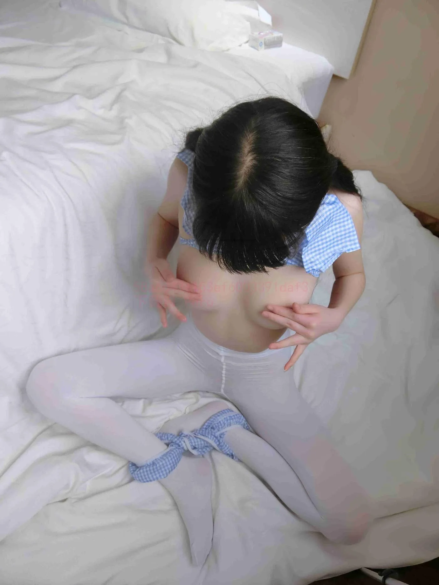西尔酱 – NO.10 蓝白围裙 [45P]插图8