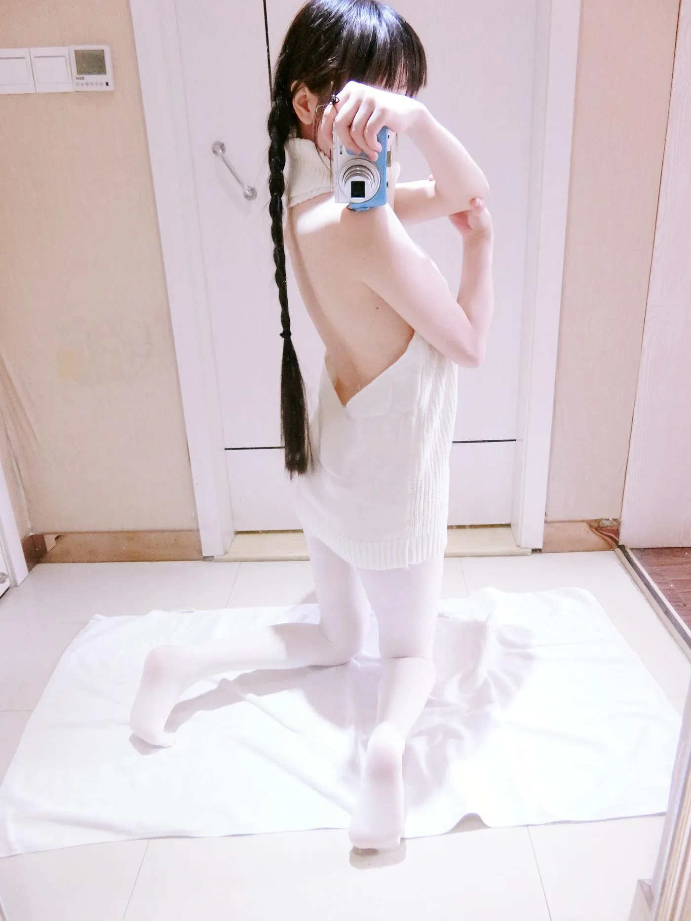 西尔酱 – NO.19 露背毛衣 [77P]插图4