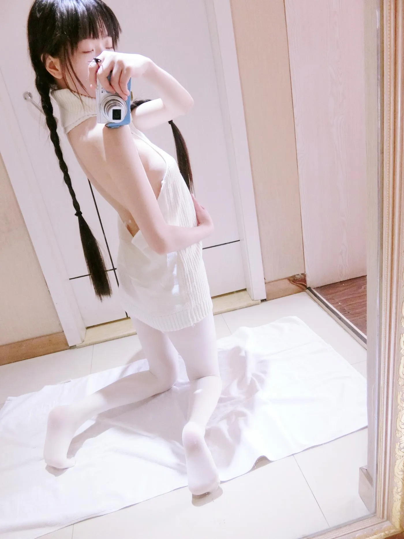 西尔酱 – NO.19 露背毛衣 [77P]插图5