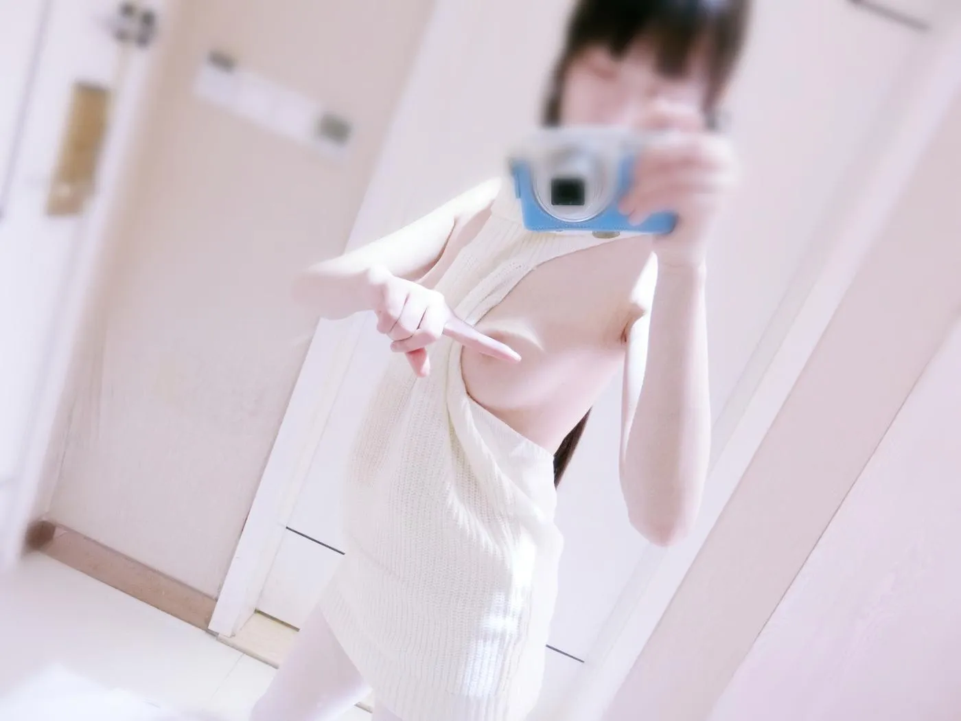 西尔酱 – NO.19 露背毛衣 [77P]插图8