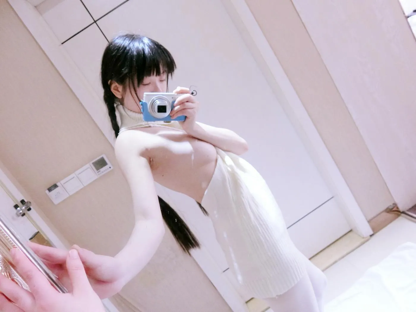 西尔酱 – NO.19 露背毛衣 [77P]插图9