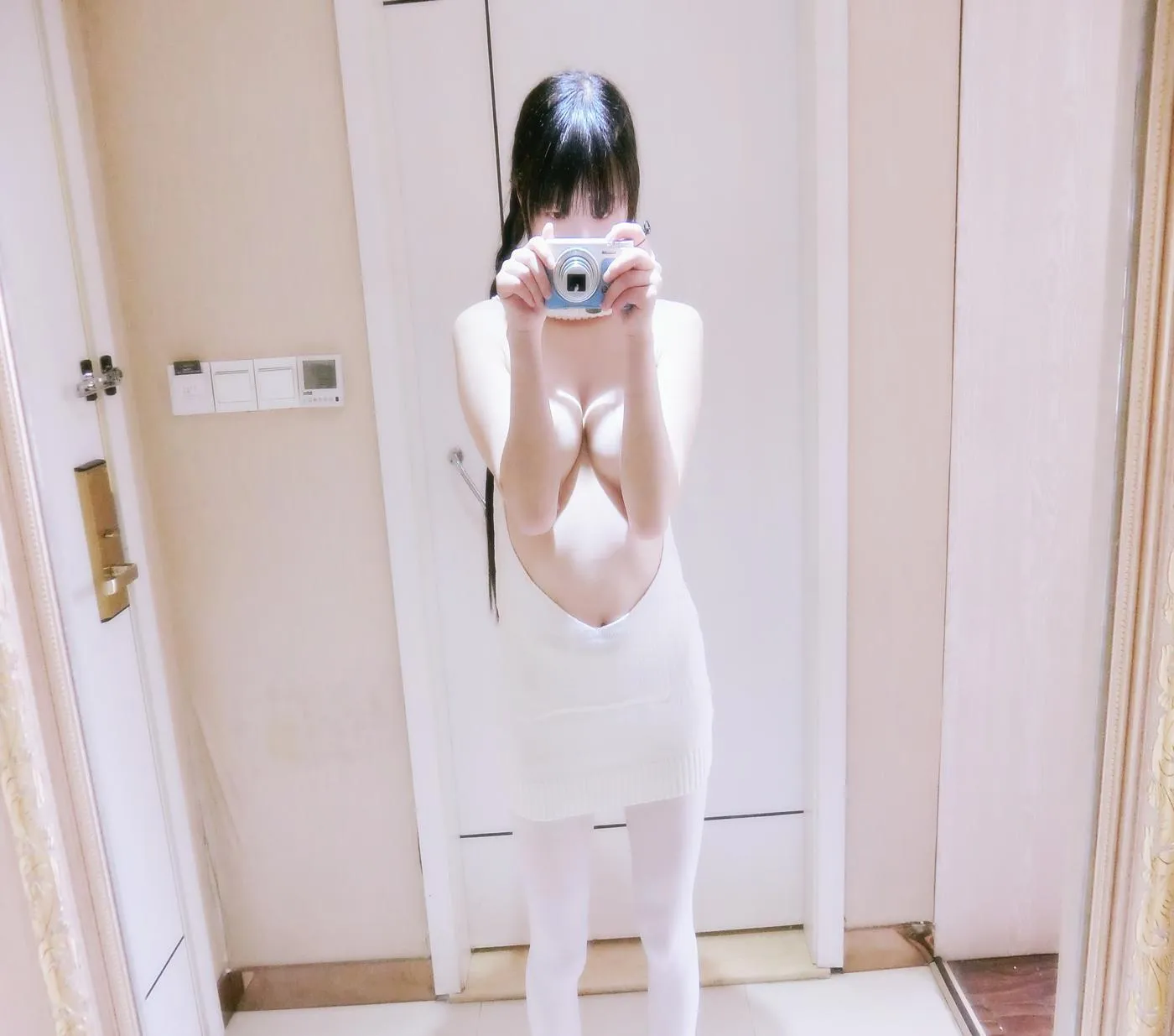 西尔酱 – NO.19 露背毛衣 [77P]插图1