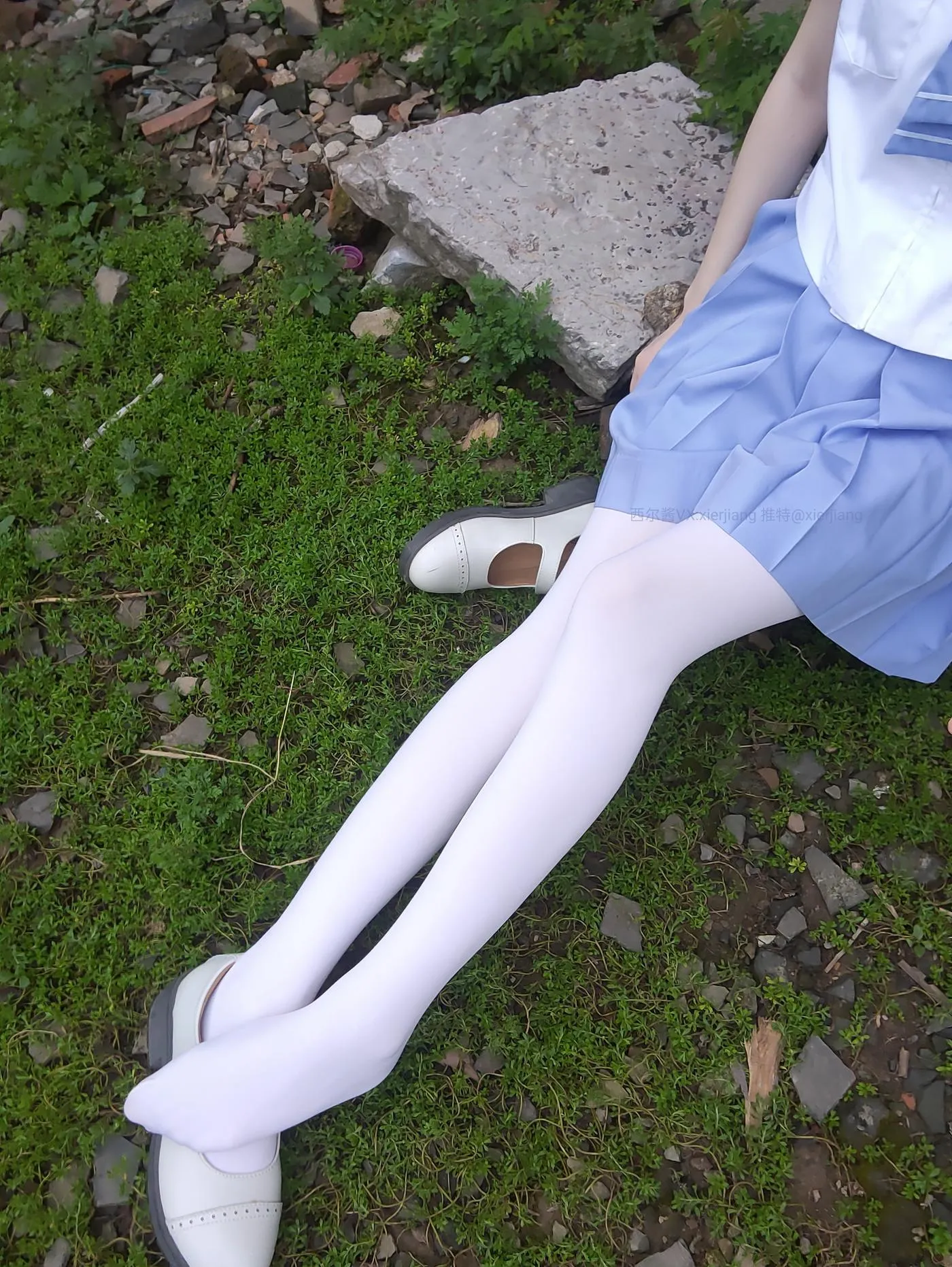 西尔酱 – NO.23 青草水手服7 [74P]插图1
