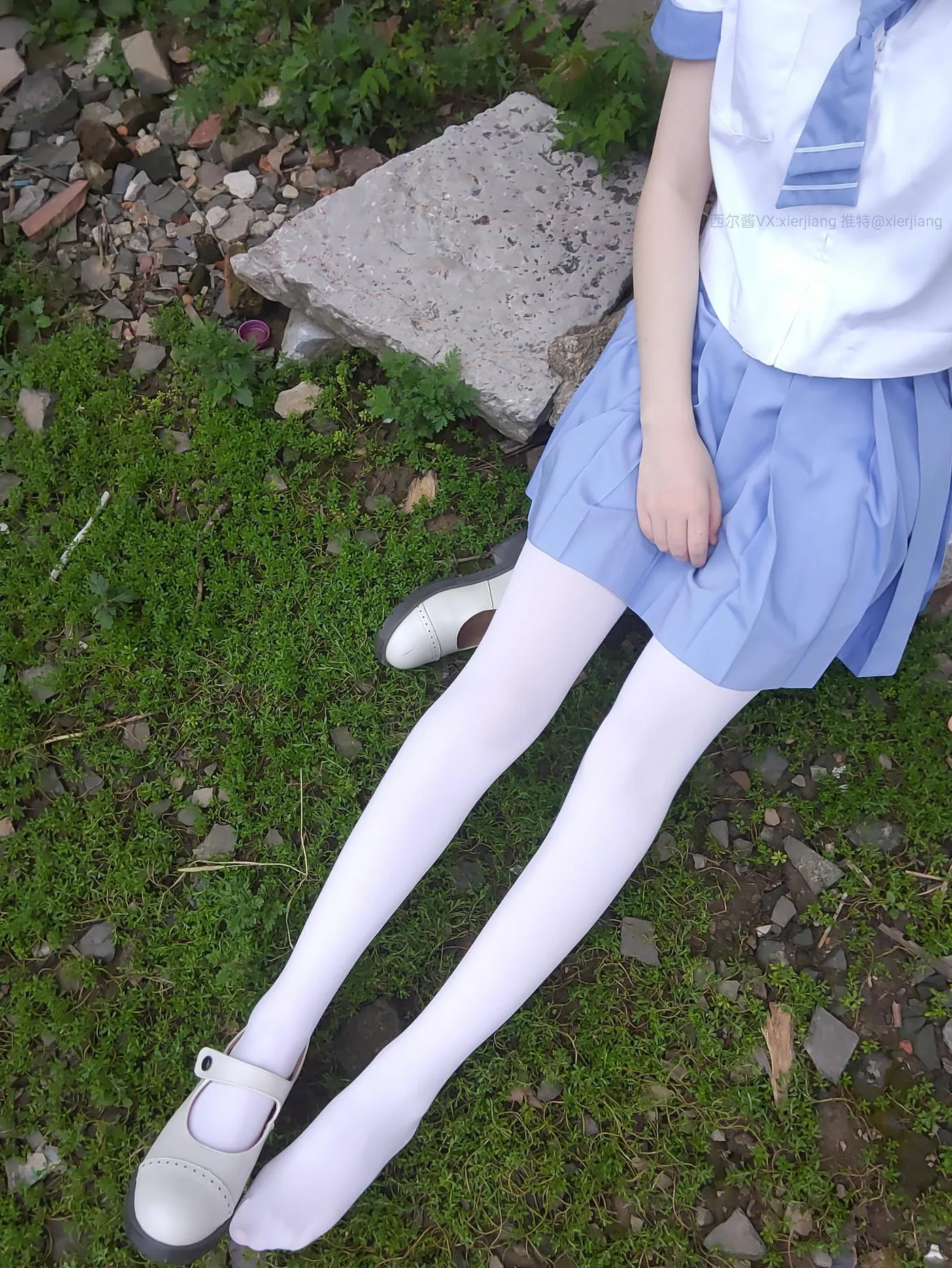 西尔酱 – NO.23 青草水手服7 [74P]插图2