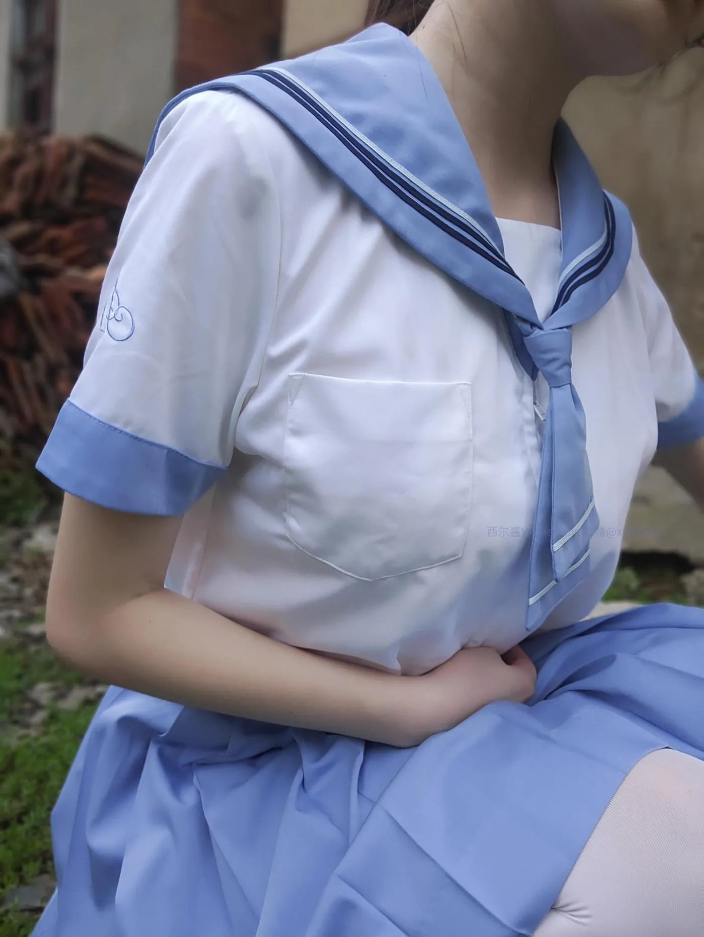 西尔酱 – NO.23 青草水手服7 [74P]插图7