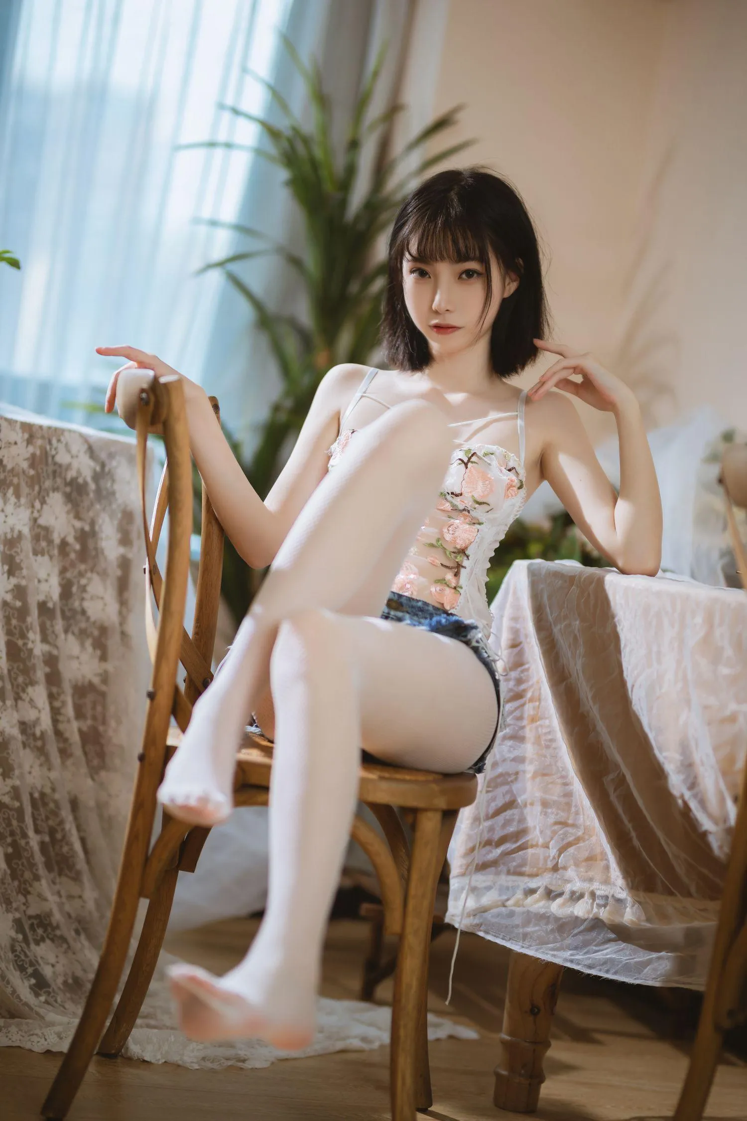 许岚LAN – NO.05 少女纯欲牛仔短裤 [40P]插图5