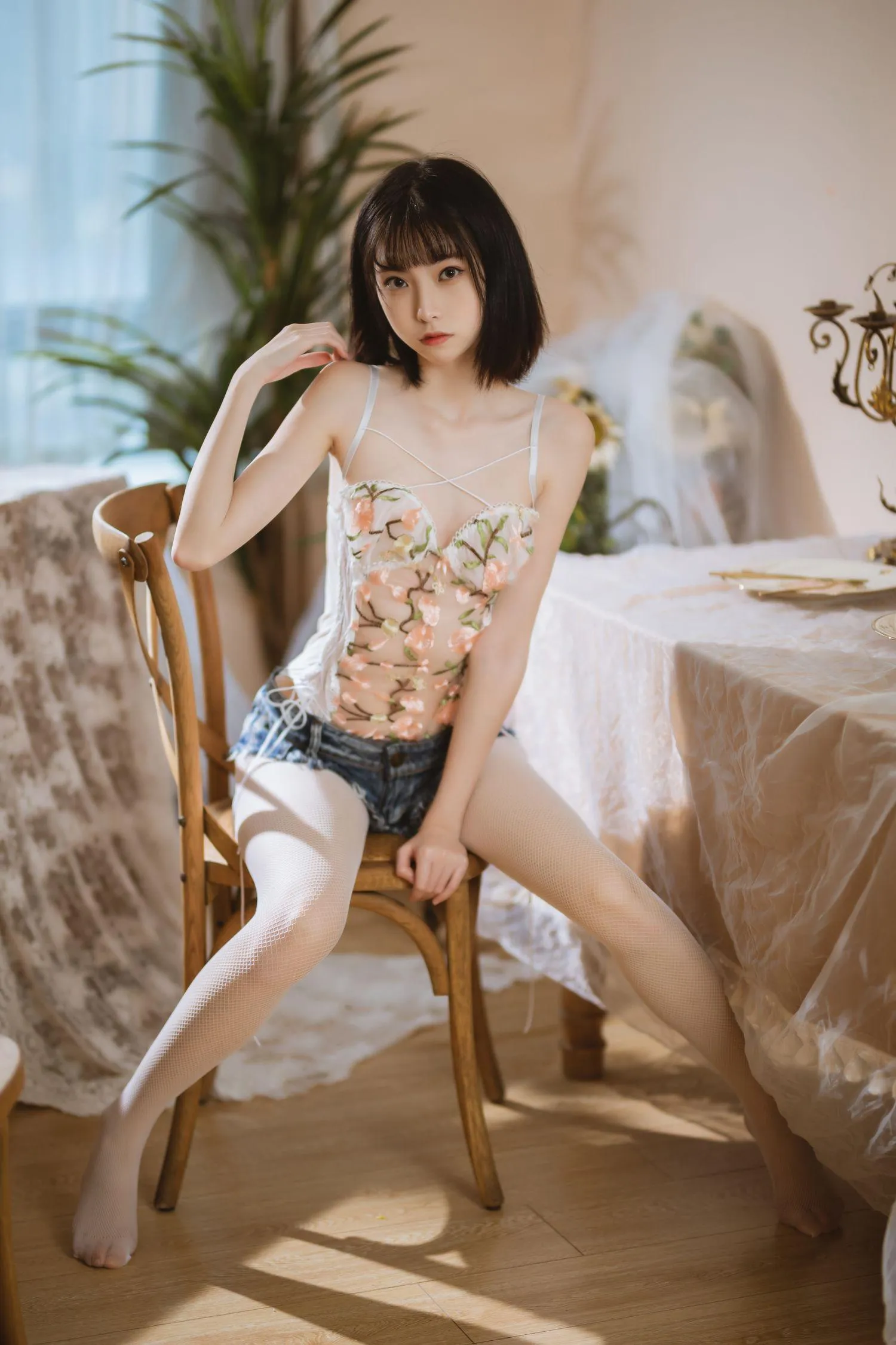 许岚LAN – NO.05 少女纯欲牛仔短裤 [40P]插图8