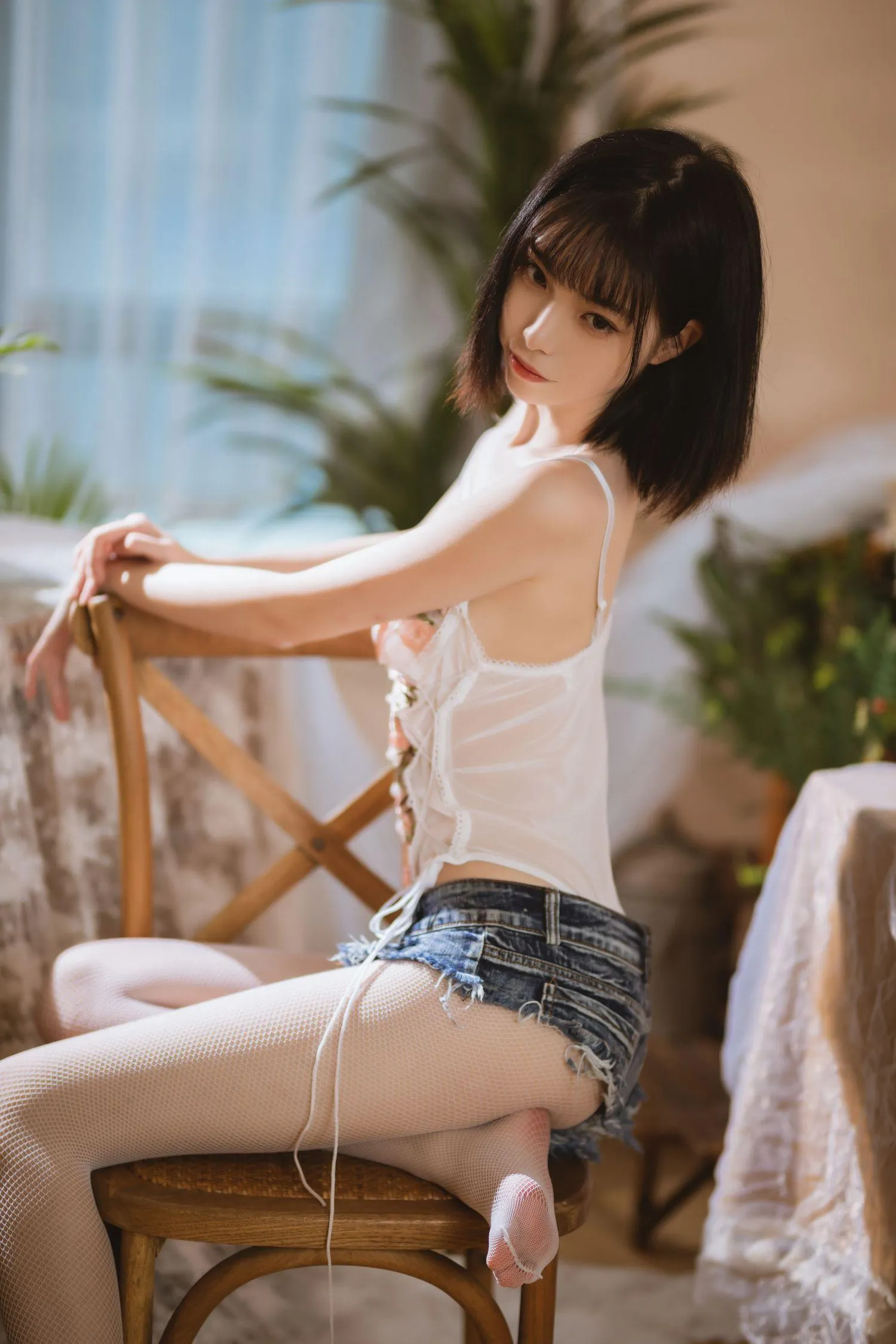 许岚LAN – NO.05 少女纯欲牛仔短裤 [40P]插图