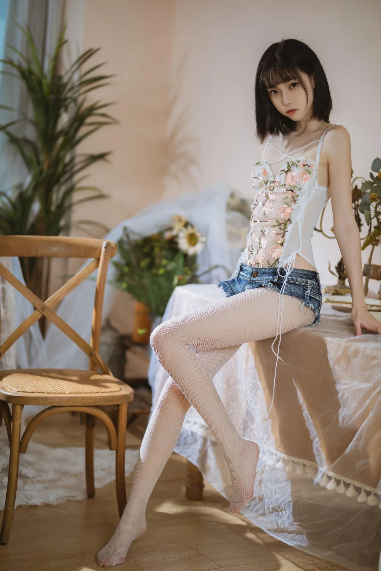 许岚LAN – NO.05 少女纯欲牛仔短裤 [40P]插图2