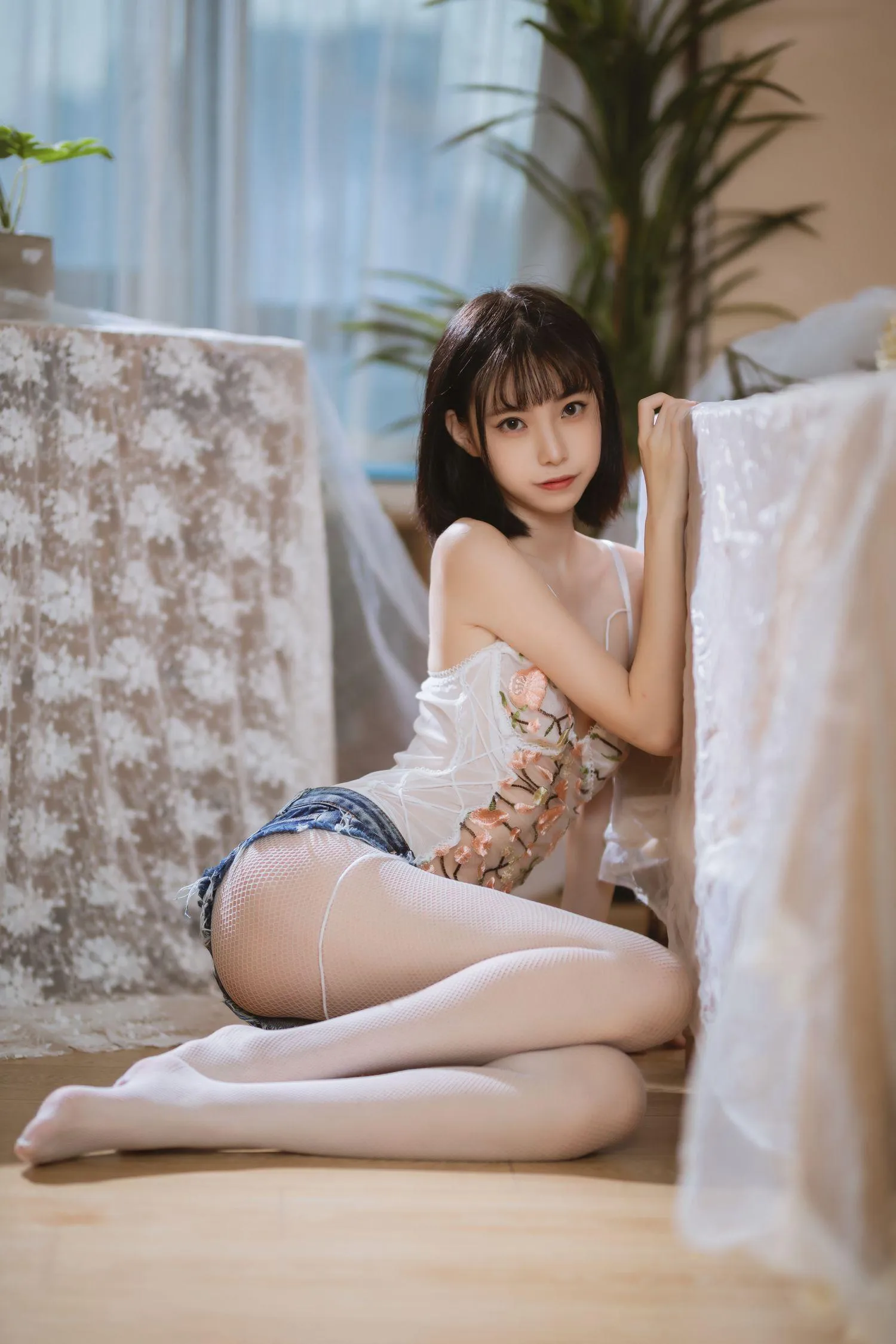 许岚LAN – NO.05 少女纯欲牛仔短裤 [40P]插图1